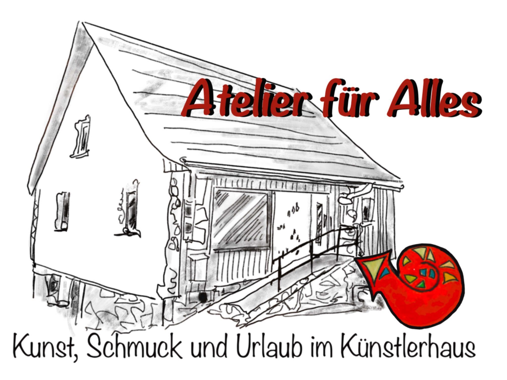 Atelier für Alles-Kunst, Schmuck und Urlaub im Künstlerhaus